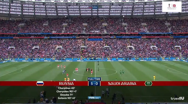 ความคิดเห็นแฟนบอลทั่วโลกหลังรัสเซียถล่มซาอุฯ 5-0