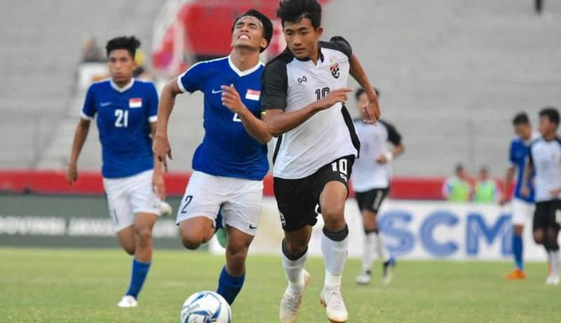 “ช้างศึกU19” ถล่มสิงคโปร์ 6-0 ศึก U19 ชิงแชมป์อาเซียน