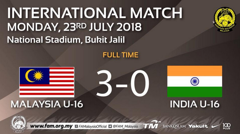 ความคิดเห็นแฟนบอลอินเดียหลังทีม U16 อุ่นเครื่องแพ้มาเลเซีย 0-3