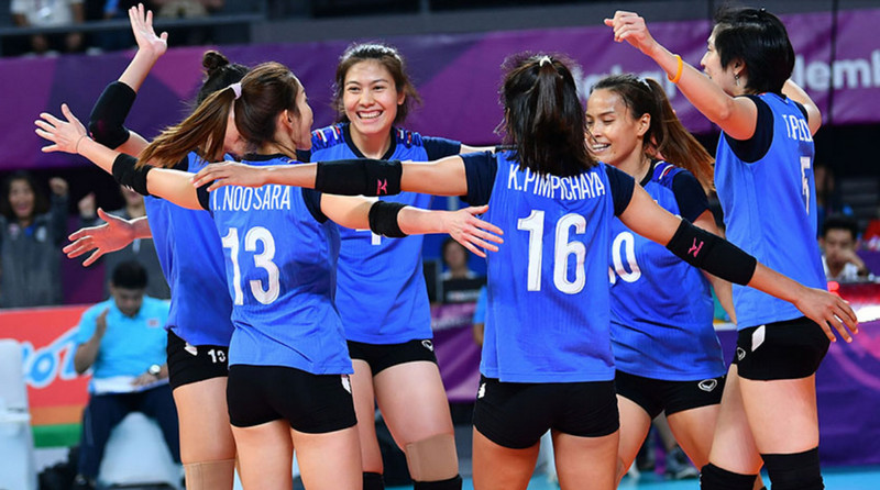 นักตบสาวไทยชนะเจ้าภาพอินโด 3-1 เซต คว้าอันดับหนึ่งของกลุ่ม 