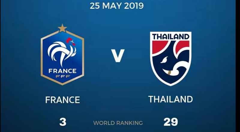 ชบาแก้วเตรียมอุ่นเครื่องกับฝรั่งเศส ทีมอันดับ 3 ของโลก ก่อนศึกชิงแชมป์โลก
