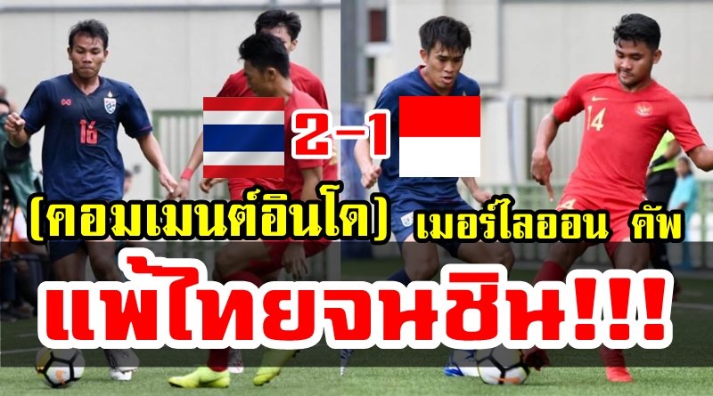 คอมเมนต์ชาวอินโดนีเซียหลังแพ้ไทย 1-2 ศึกเมอร์ไลออน คัพ 2019