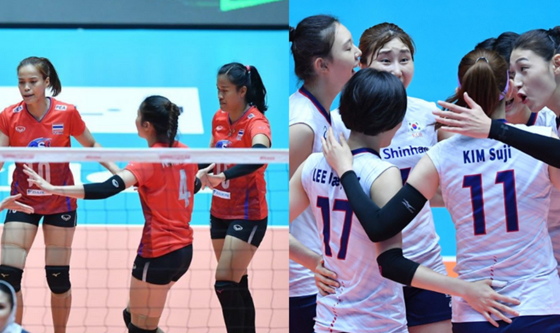 นักตบสาวไทยแพ้เกาหลีใต้ 1-3 เซต ศึกชิงแชมป์เอเชีย 2019