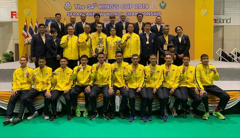 ตะกร้อทีมชุดชายไทยชนะอินโด 2-1 ทีม คว้าแชมป์คิงส์คัพสมัยที่ 32