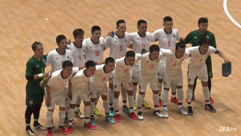 ฟุตซอลทีมชาติไทยชนะทีมชาติญี่ปุ่น 2-1 อุ่นเครื่องนัดแรก