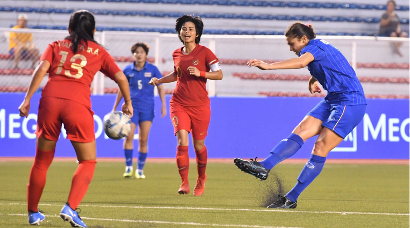 ชบาแก้วชนะอินโดนีเซีย 5-1 ศึกฟุตบอลหญิงซีเกมส์ 2019