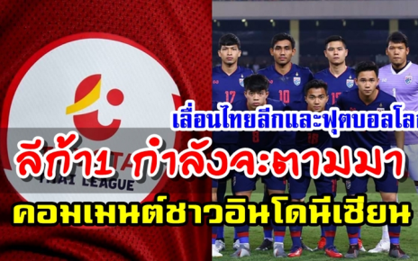 คอมเมนต์ชาวอินโดนีเซียหลังมีข่าวเลื่อนการแข่งขันไทยลีกและฟุตบอลโลกรอบคัดเลือก