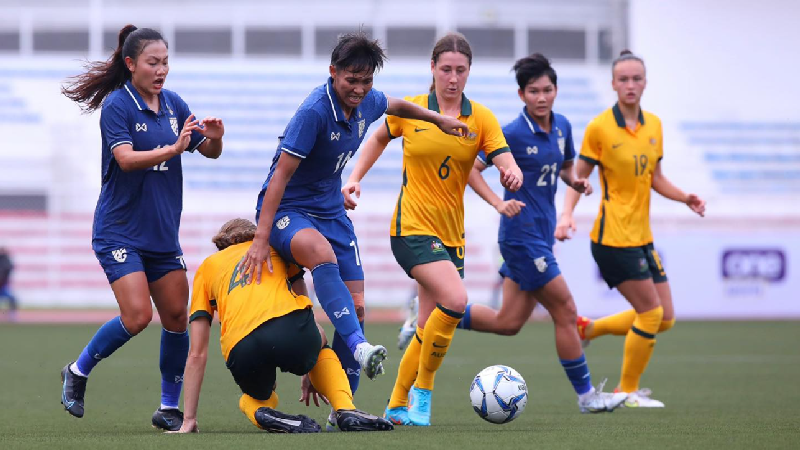 ชบาแก้วไล่เจ๊าออสเตรเลีย 2-2 ศึกฟุตบอลหญิงชิงแชมป์อาเซียน นัดที่สอง