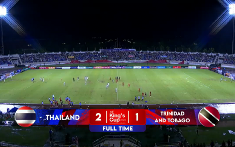 ทีมชาติไทยเฉือนตรินิแดด 2-1 จบอันดับ 3 ศึกคิงส์ คัพ 2022