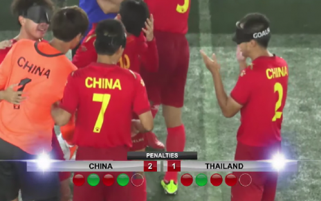 ไทยพ่ายจุดโทษจีน 2-1 คว้ารองแชมป์ฟุตบอลคนตาบอดชิงแชมป์เอเชีย 2022