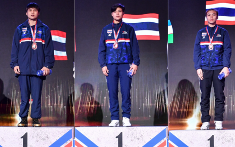 ทัพกำปั้นสาวไทยคว้า 3 ทอง ศึกชิงแชมป์เอเชีย รุ่นอายุไม่เกิน 22 ปี