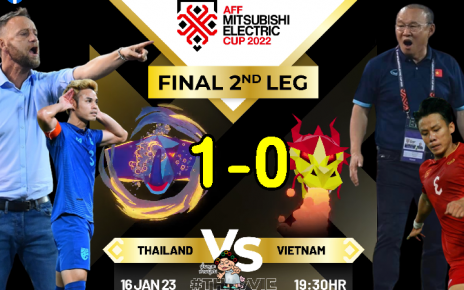 ทีมชาติไทยชนะเวียดนาม 1-0 สกอร์รวม 3-2 คว้าแชมป์อาเซียนสมัยที่ 7