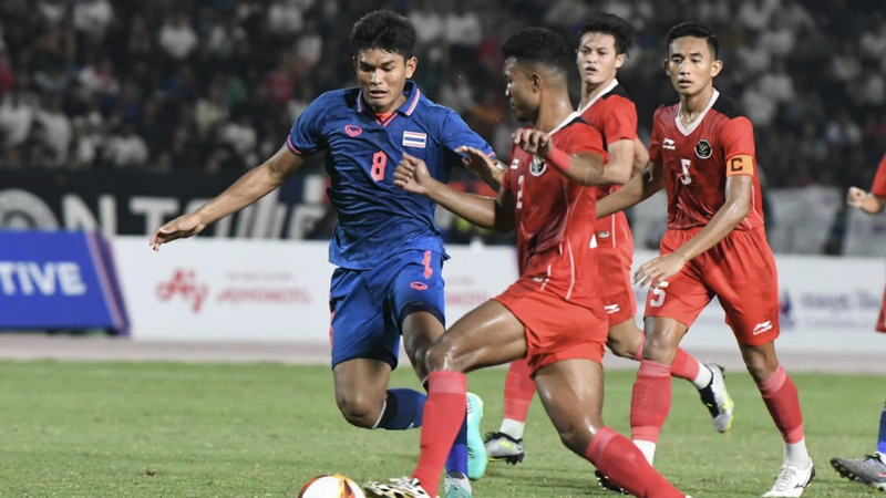อินโดนีเซียชนะไทย 5-2 คว้าเหรียญทองฟุตบอลชายซีเกมส์ 2023