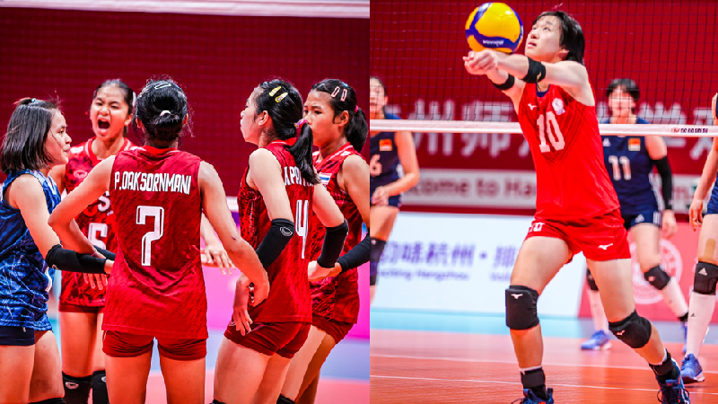 ทีมยุวชนหญิงไทย พบ ไต้หวัน ชิงอันดับ 3 ศึก U16 วอลเลย์บอลหญิงชิงแชมป์เอเชีย 2023