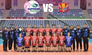 สุพรีม ชลบุรีพ่ายเอพริล 25 2-3 เซต ประเดิมศึกชิงแชมป์สโมสรเอเชีย