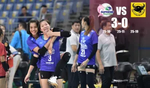 สุพรีม ชลบุรีชนะวีทีวี บิญดิญ ลองอัน 3-0 เซต ศึกชิงแชมป์สโมสรเอเชีย