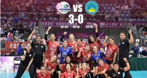 สุพรีม ชลบุรีชนะอัลทาย 3-0 เซต เข้าชิงฯ ศึกสโมสรเอเชีย