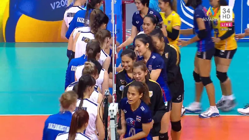 นักตบสาวไทยชนะคาซัคสถาน 3-1 เซต เข้าชิงชนะเลิศศึกโอลิมปิกรอบคัดเลือก