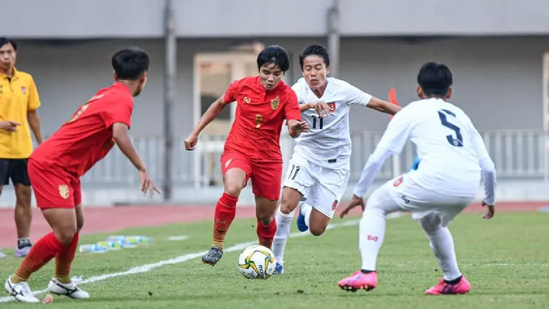 ชบาแก้ว เฉือน เมียนมา 2-1 อุ่นเครื่องก่อนลุยศึกคัดโอลิมปิก