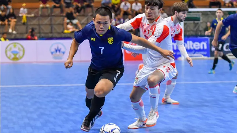 โต๊ะเล็กช้างศึกชุดบีชนะทาจิกิสถาน 4-2 ศึก SAT Intenational Futsal Championship 2020