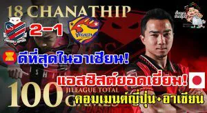 คอมเมนต์ญี่ปุ่นและอาเซียนหลังชนาธิปทำแอสซิสต์ในนัดที่ 100 ในเจลีก