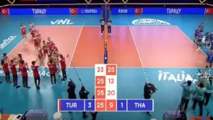 วอลเลย์บอลสาวไทยพ่ายตุรกี 1-3 เซต ศึก VNL 2021 สัปดาห์ที่ 3