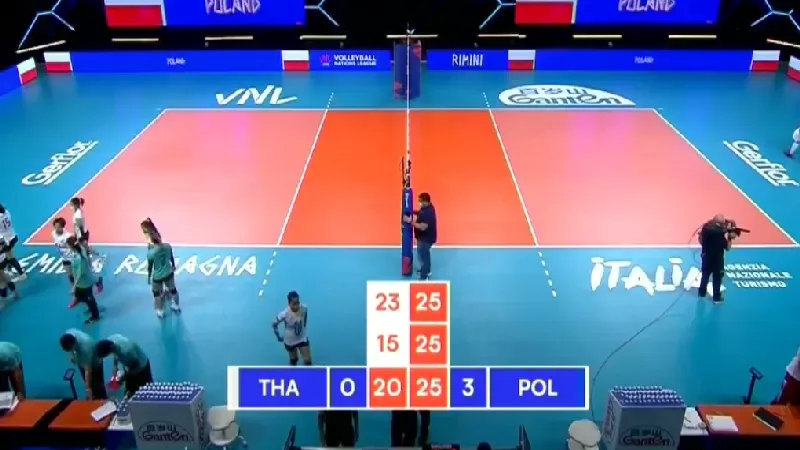 วอลเลย์บอลสาวไทยแพ้โปแลนด์ 0-3 เซต ศึก VNL 2021 สัปดาห์ที่ 4