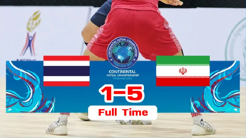 โต๊ะเล็กช้างศึกพ่ายอิหร่าน 1-5 ได้รองแชมป์ศึก CONTINENTAL FUTSAL CHAMPIONSHIP THAILAND 2021