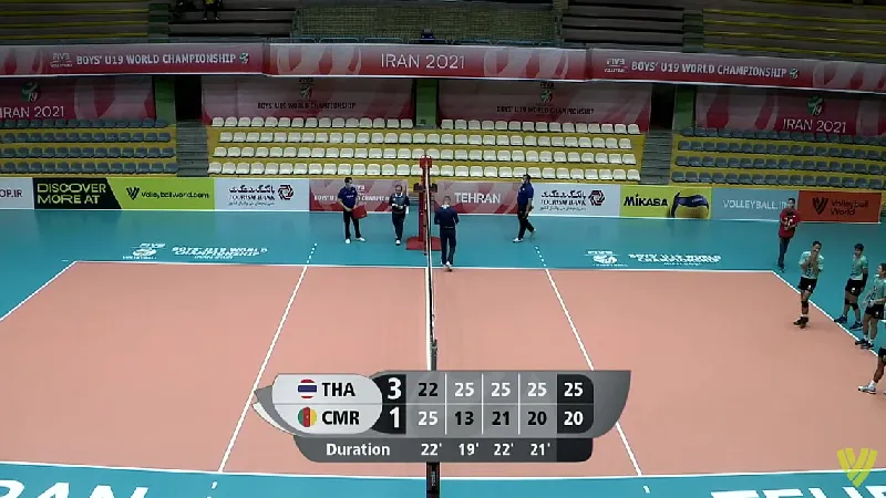 ทีมวอลเลย์บอลชายไทยชนะแคเมอรูน 3-1 เซต ศึก U19 ชิงแชมป์โลก