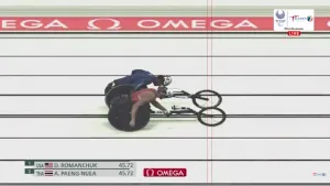 อธิวัฒน์คว้าเหรียญเงินพาราลิมปิกโดยแพ้ให้กับนักกีฬาสหรัฐฯไปเพียง 0.01 วินาที