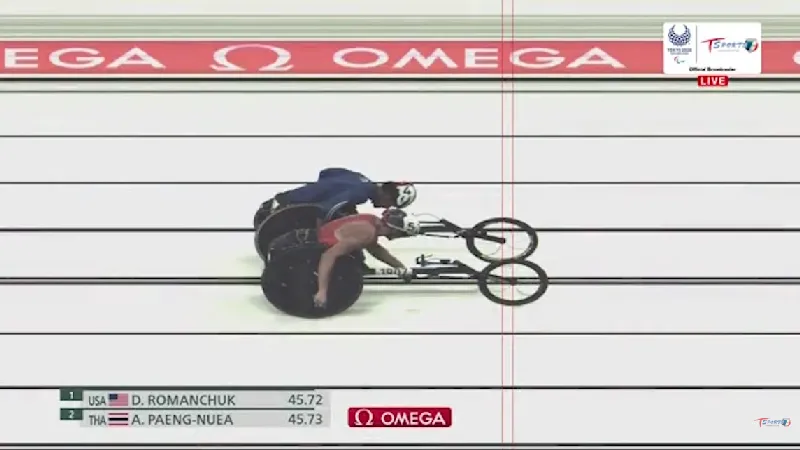 อธิวัฒน์คว้าเหรียญเงินพาราลิมปิกโดยแพ้ให้กับนักกีฬาสหรัฐฯไปเพียง 0.01 วินาที