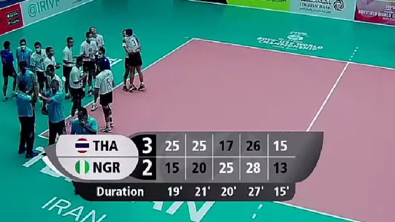 ทีมวอลเลย์บอลชายไทยชนะไนจีเรีย 3-2 เซต คว้าอันดับ 13 ศึก U19 ชิงแชมป์โลก