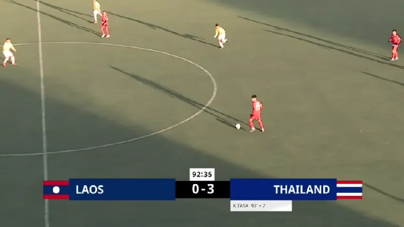 ช้างศึกอัดลาว 3-0 นัดที่สอง ศึก AFC U23 รอบคัดเลือกกลุ่มเจ