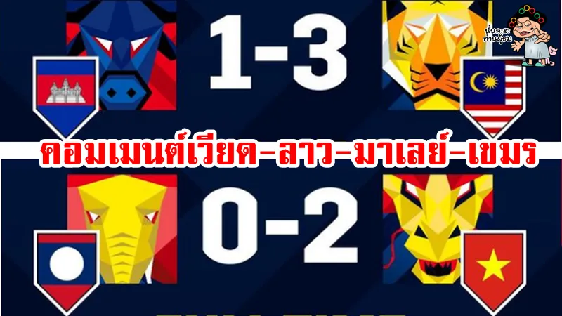 คอมเมนต์เวียด-มาเลย์-ลาว-เขมร หลังเห็นผลการแข่งขันนัดแรกในศึก AFF Suzuki Cup2020