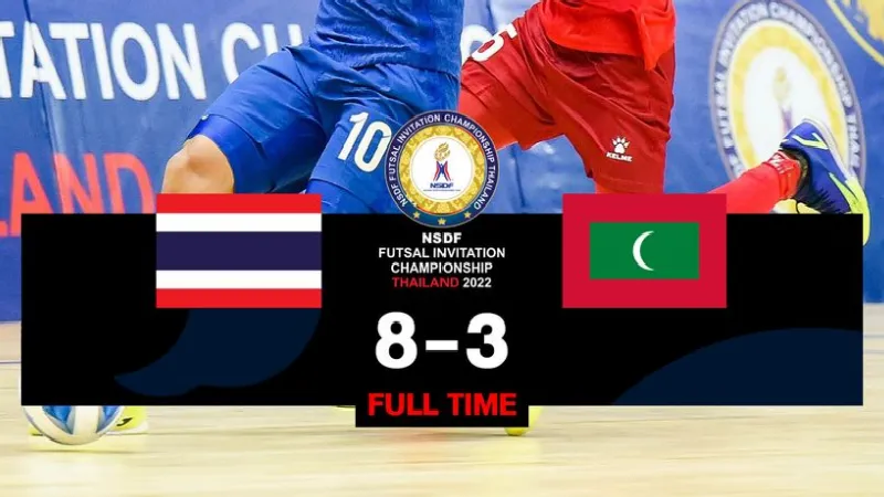 โต๊ะเล็กช้างศึกอัดมัลดีฟส์ 8-3 ประเดิมศึก NSDF Futsal Invitation 2022