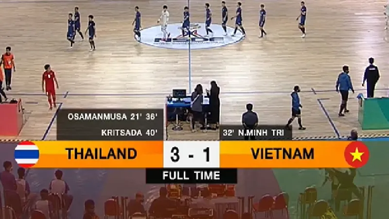 ต๊ะเล็กช้างศึกชนะเวียดนาม 3-1 ทะลุชิงฯ กับอินโดนีเซีย ศึกฟุตซอลชิงแชมป์อาเซียน 2022