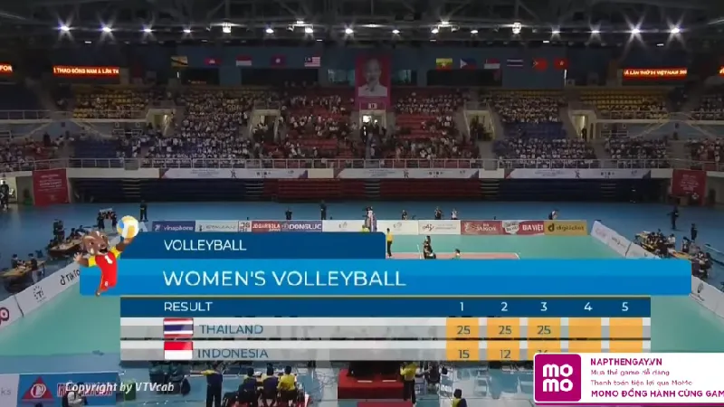 นักตบสาวทีมชาติไทยชนะอินโดนีเซีย 3 เซตรวด ศึกซีเกมส์ 2021