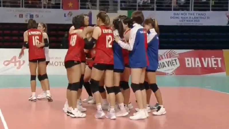 นักตบสาวทีมชาติไทยชนะเวียดนามสุดมัน 3-1 เซต ศึกซีเกมส์ 2021