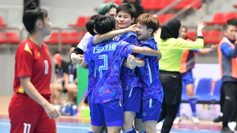 ฟุตซอลหญิงเฉือนเจ้าภาพเวียดนาม 2-1 คว้าเหรียญทองซีเกมส์ สมัย 5