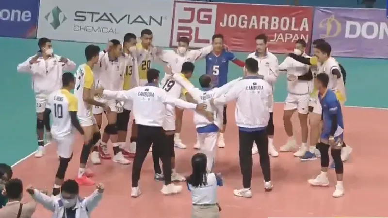 กัมพูชาเฉือนไทย 3-2 เซต คว้าทองแดงวอลเลย์บอลชายประวัติศาสตร์ ศึกซีเกมส์ 2021