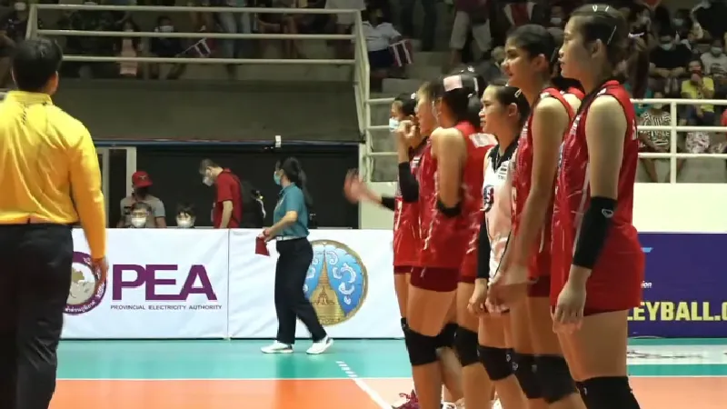 สาวไทยพ่ายเกาหลีใต้สุดมัน 2-3 เซต ได้อันดับ 4 AVC CUP U18 (คลิป)