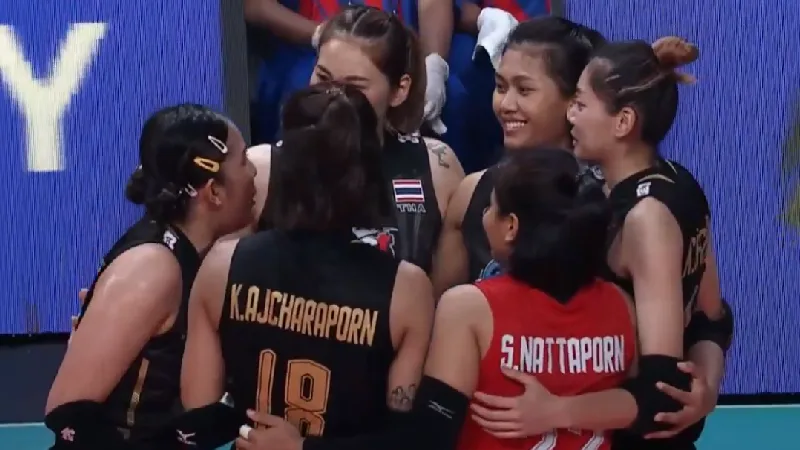 ทีมสาวไทยตบอัดแคนาดา 3-0 เซต ประเดิมศึก VNL2022 สัปดาห์ที่ 2