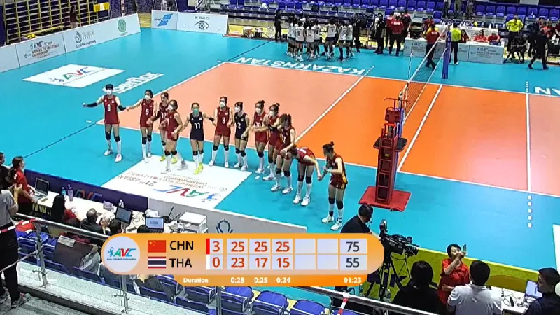 ต้านไม่ไหว สาวไทยพ่ายจีน 0-3 เซต ศึก AVC U20