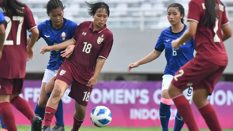 ชบาแก้ว U18 อัดกัมพูชา 4-0 ประเดิมศึกฟุตบอลหญิงชิงแชมป์อาเซียน