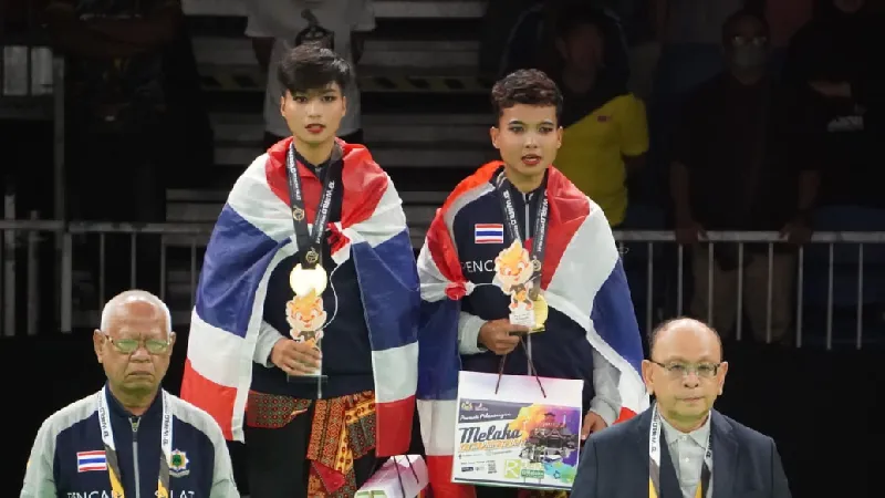 "อรญา-เสาวณีย์" คว้าทองแรกให้ทัพไทย ศึกปันจักสีลัตชิงแชมป์โลก 2022