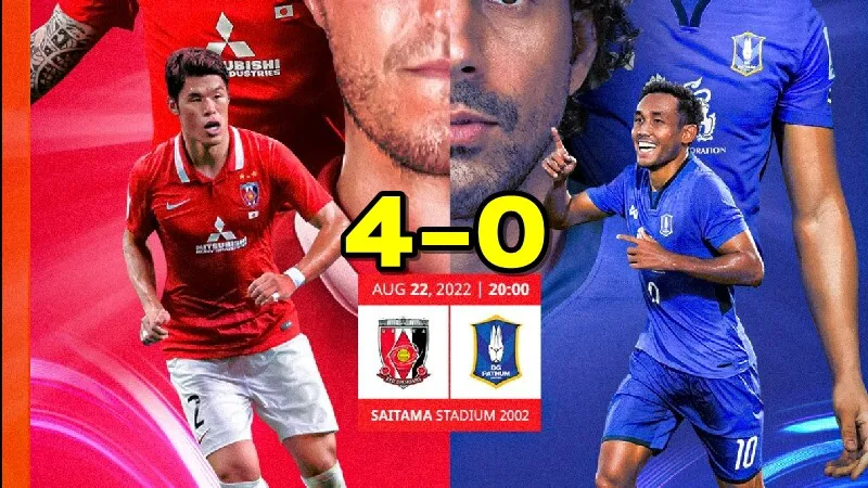 บีจี ปทุม พ่าย อูราวะ เรด 0-4 ตกรอบ 8 ทีม ศึก ACL 2022