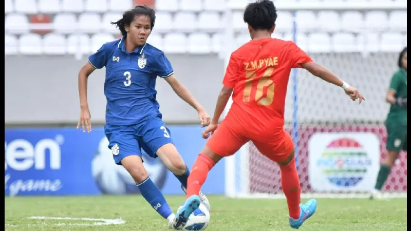 ชบาแก้ว U18 อัด เมียนมา 2-0 คว้าอันดับ 3 ศึกฟุตบอลหญิง AFF U18