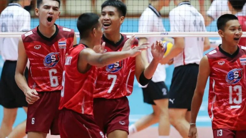 นักตบหนุ่มไทยพ่ายเกาหลีใต้ 0-3 เซต ประเดิมศึกชิงแชมป์เอเชีย U18