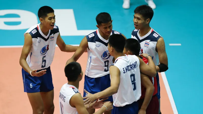 นักตบหนุ่มไทยพ่ายญี่ปุ่น 2-3 เซต นัดที่ 3 ศึกชิงแชมป์เอเชีย U18