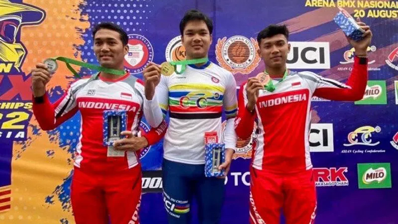 “โกเมธ สุขประเสริฐ” สร้างประวัติศาสตร์คว้าเหรียญทองบีเอ็มเอ็กซ์ชิงแชมป์เอเชีย
